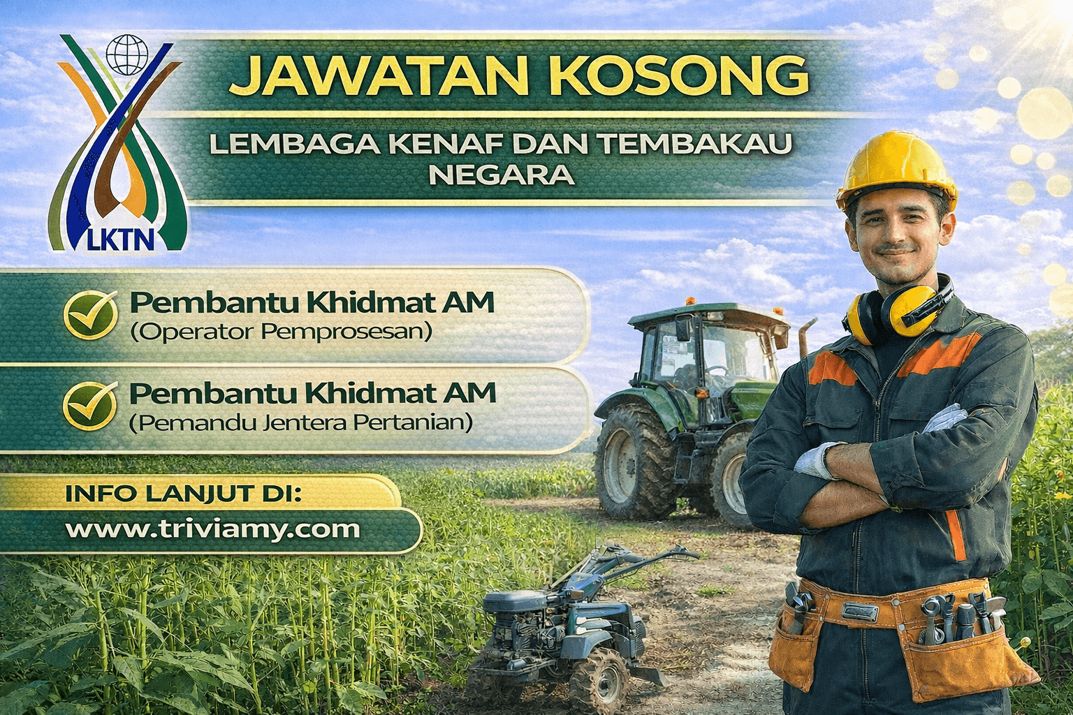 jawatan kosong lembaga kenaf dan tembakau negara februari 2026