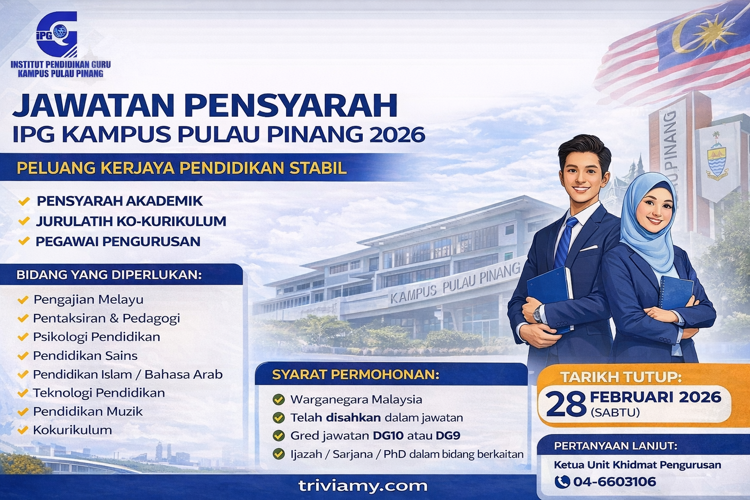 jawatan kosong ipg 2026