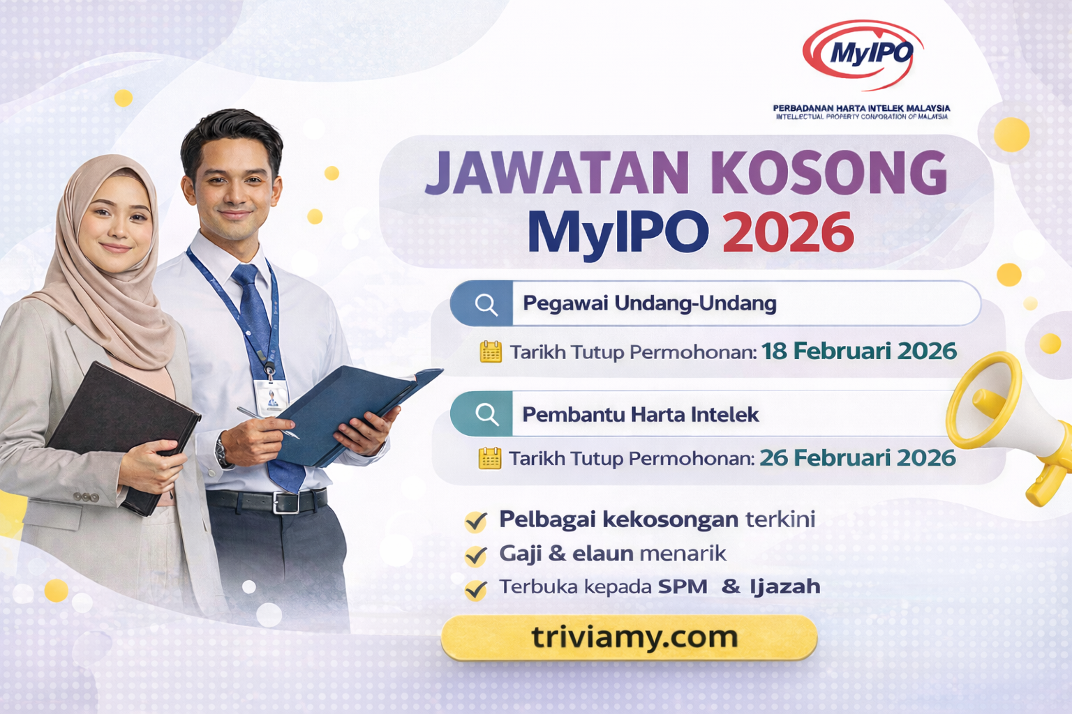 jawatan kosong myipo 2026