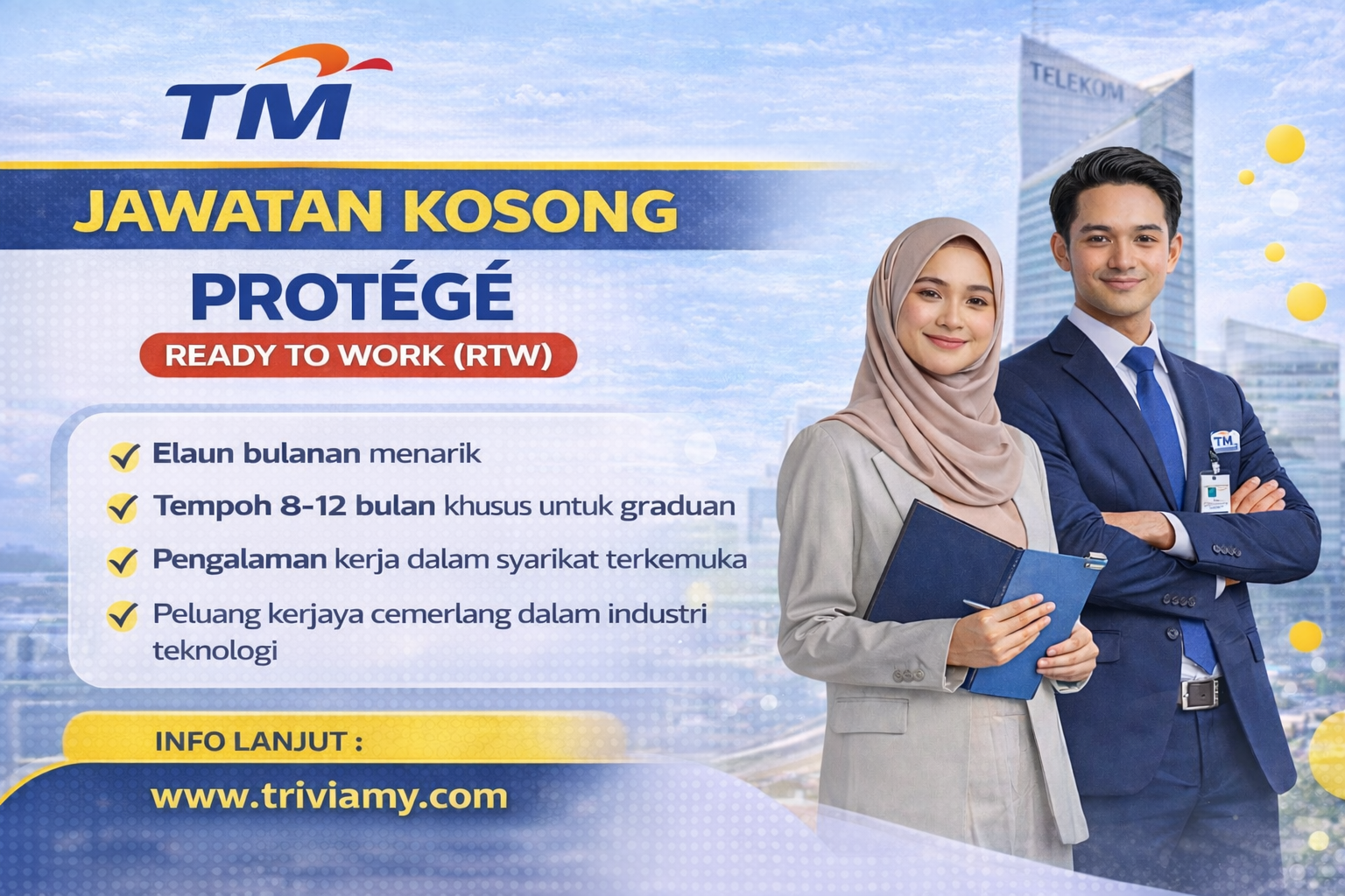 jawatan kosong tm februari 2026