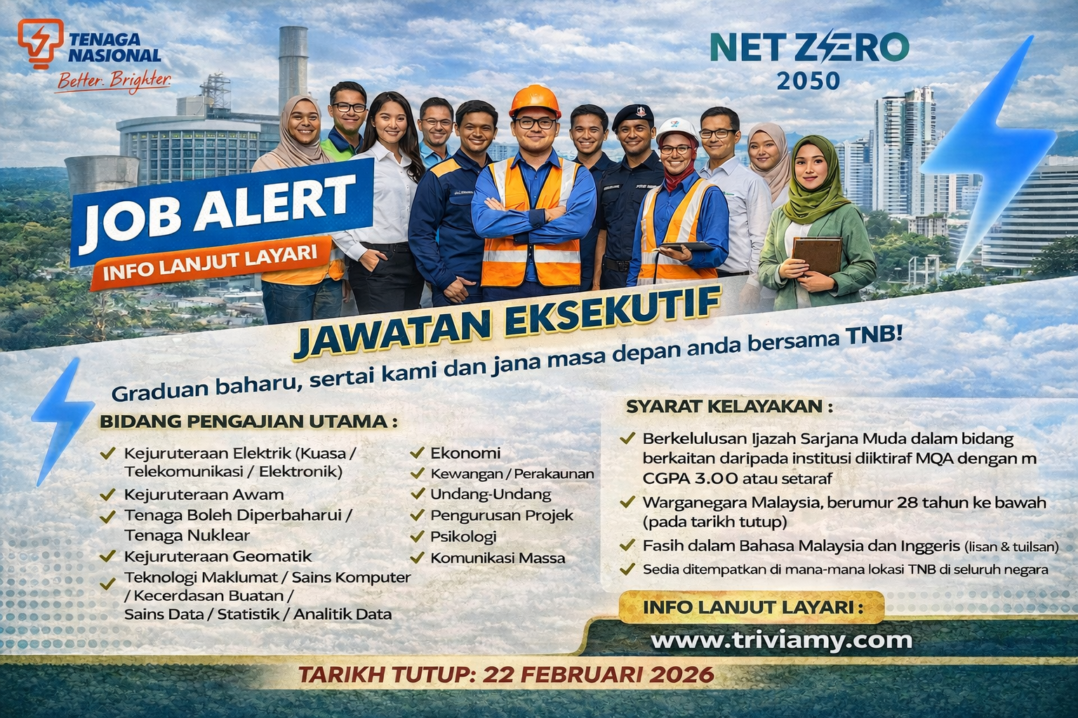 jawatan kosong tnb februari 2026