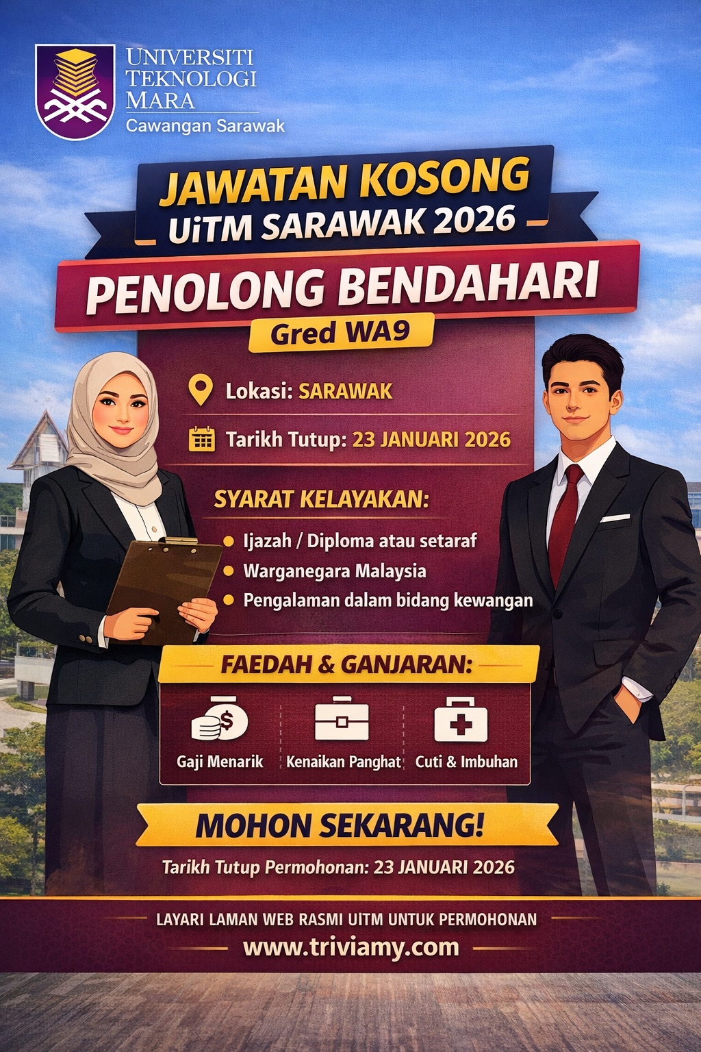 jawatan kosong uitm 2026