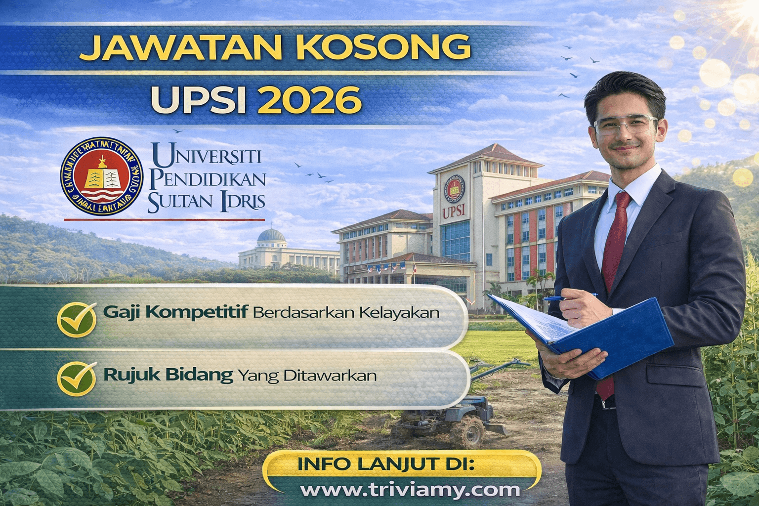 jawatan kosong upsi 2026