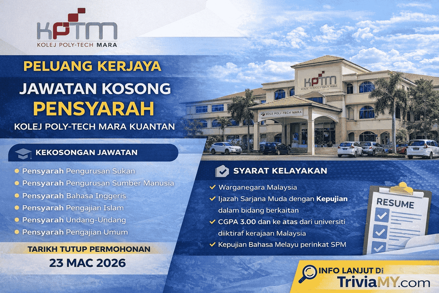 kolej poly-tech mara