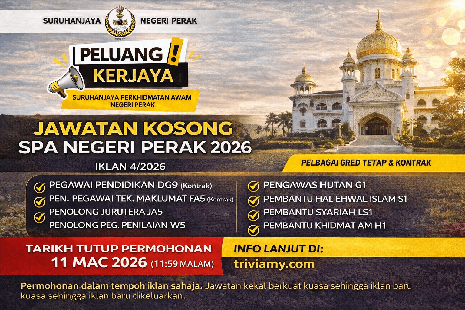 spa perak 2026