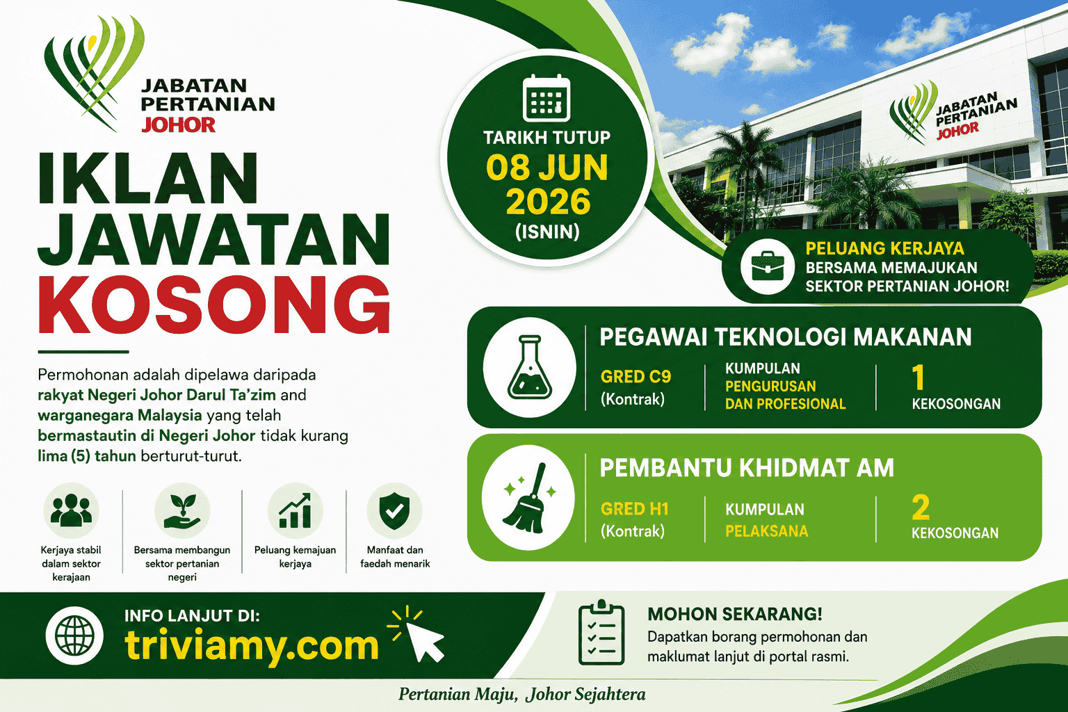 jabatan pertanian negeri johor